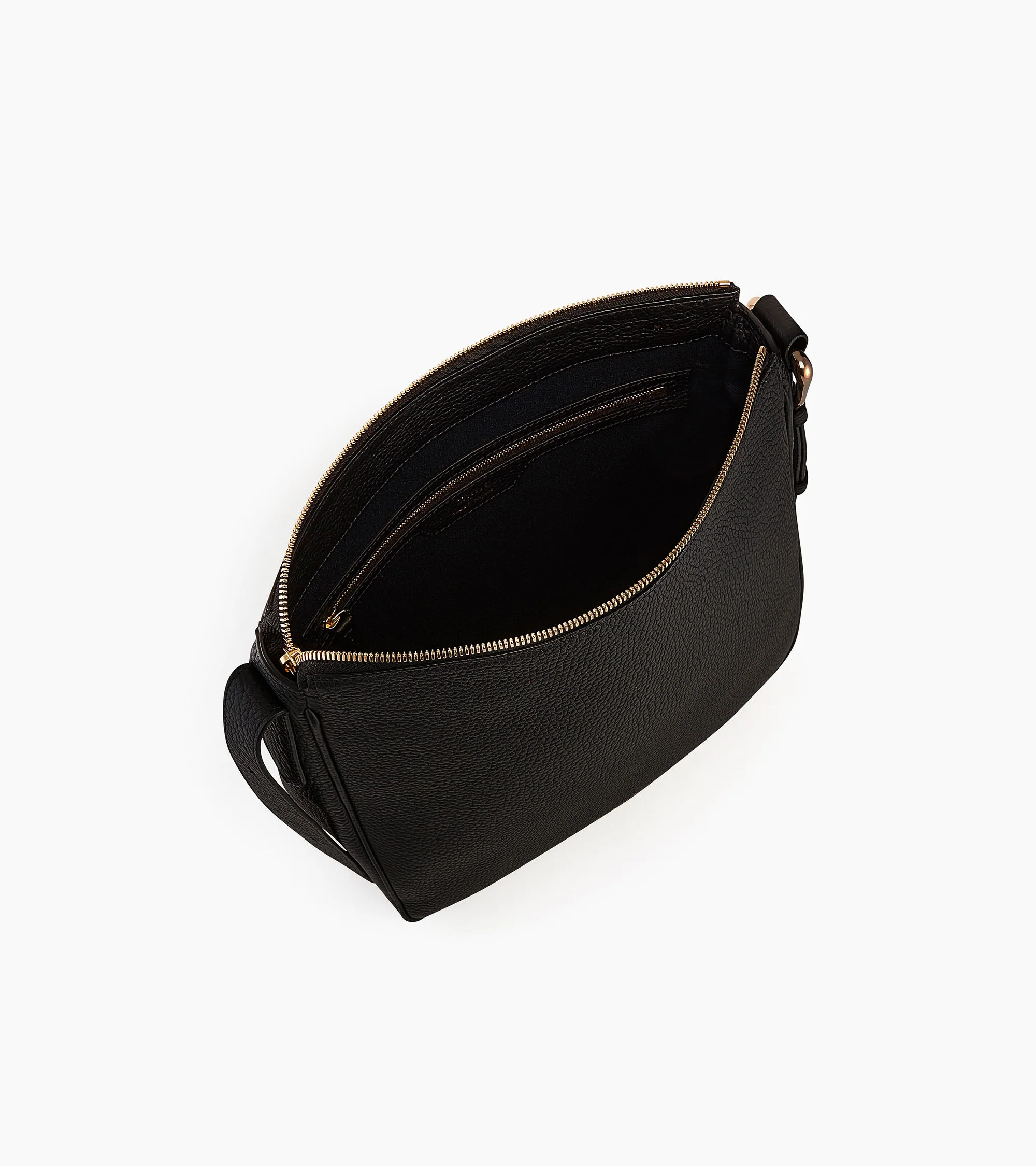 Medium-sized hobo bag Madeleine in grained calfskin leather - Image 4