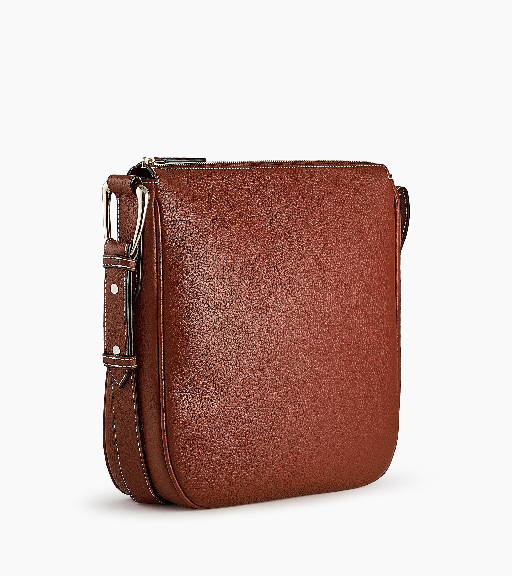 Medium-sized hobo bag Madeleine in grained calfskin leather - Image 5