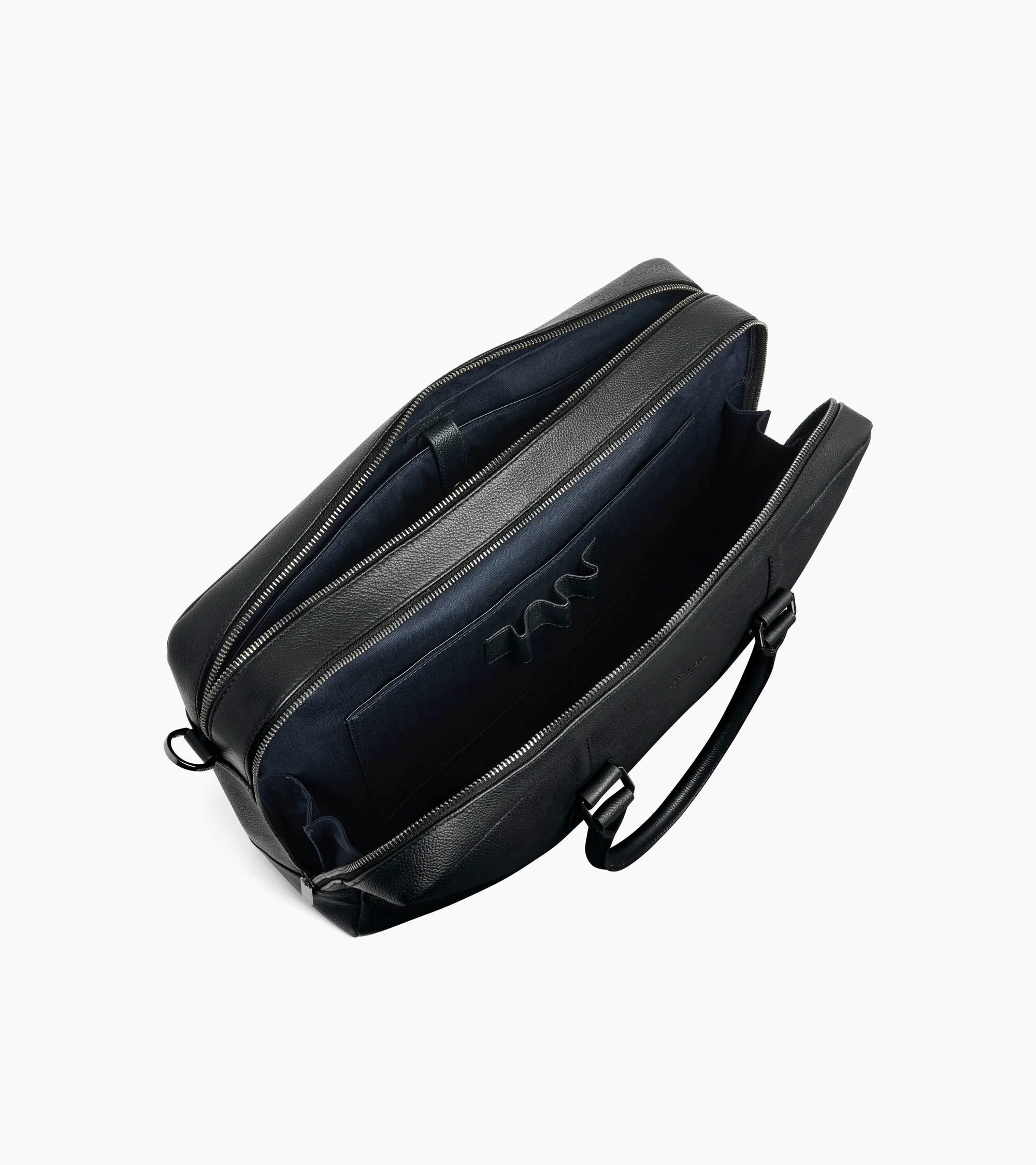 Marceau 17" large model briefcase in grained leather - Image 3