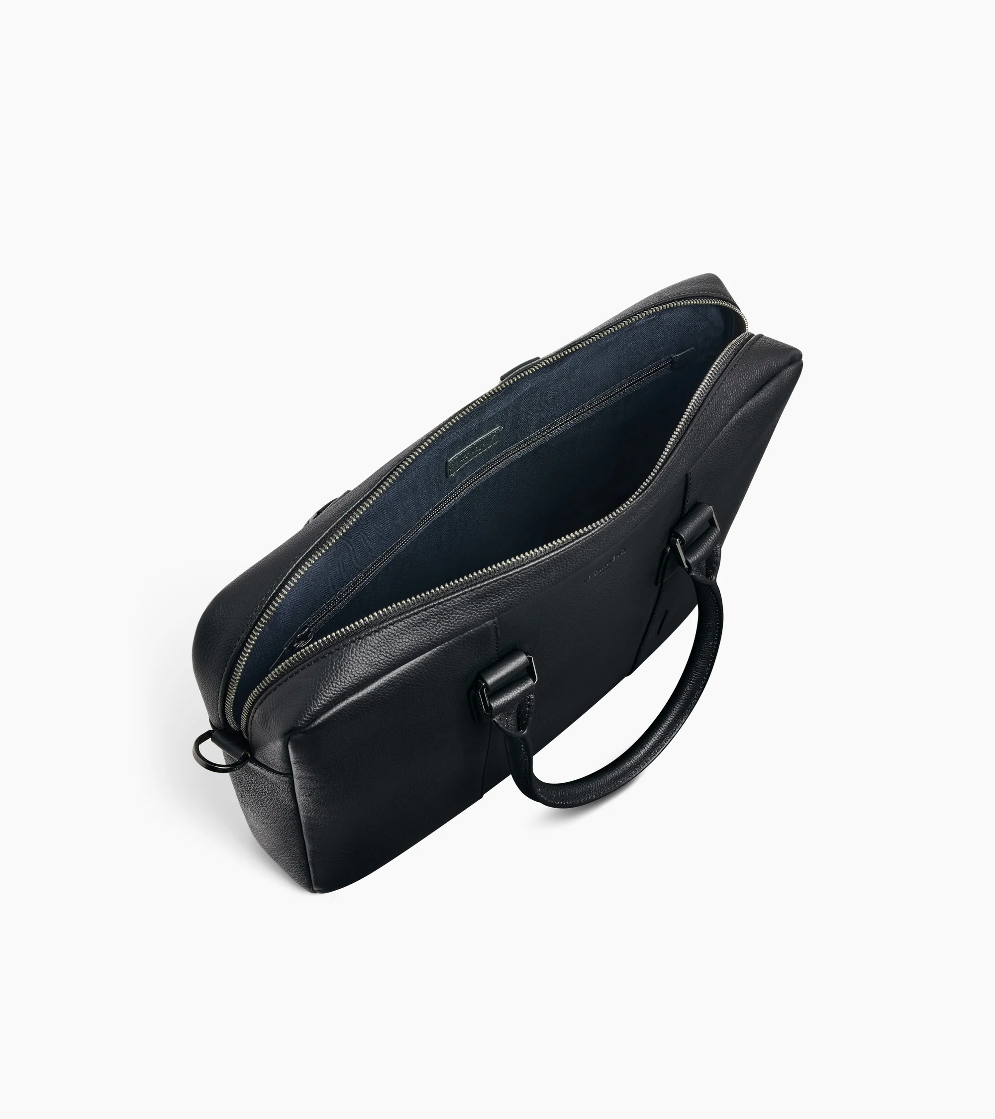 Marceau 14" small model briefcase in grained leather - Image 4