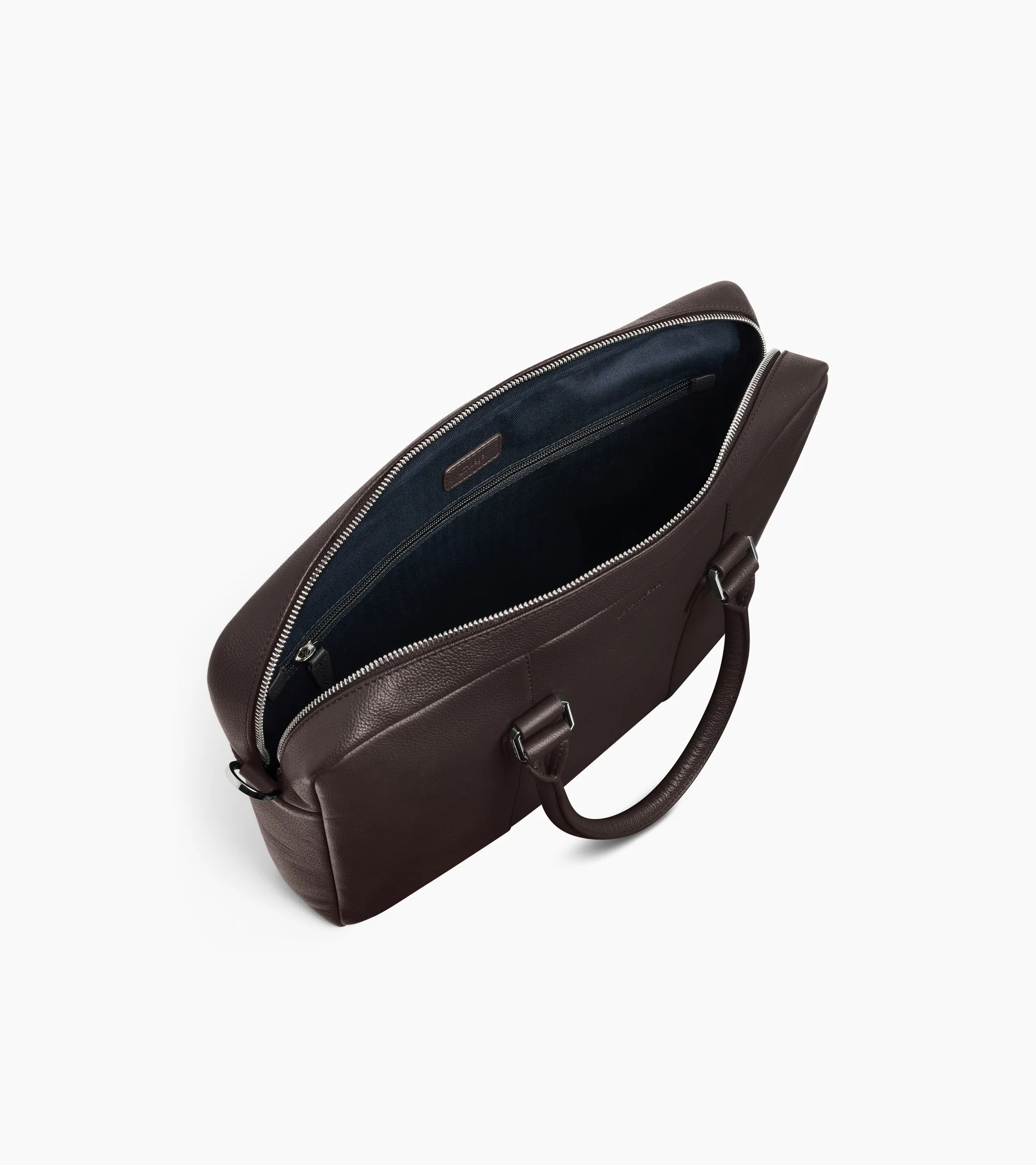 Marceau 14" small model briefcase in grained leather - Image 4