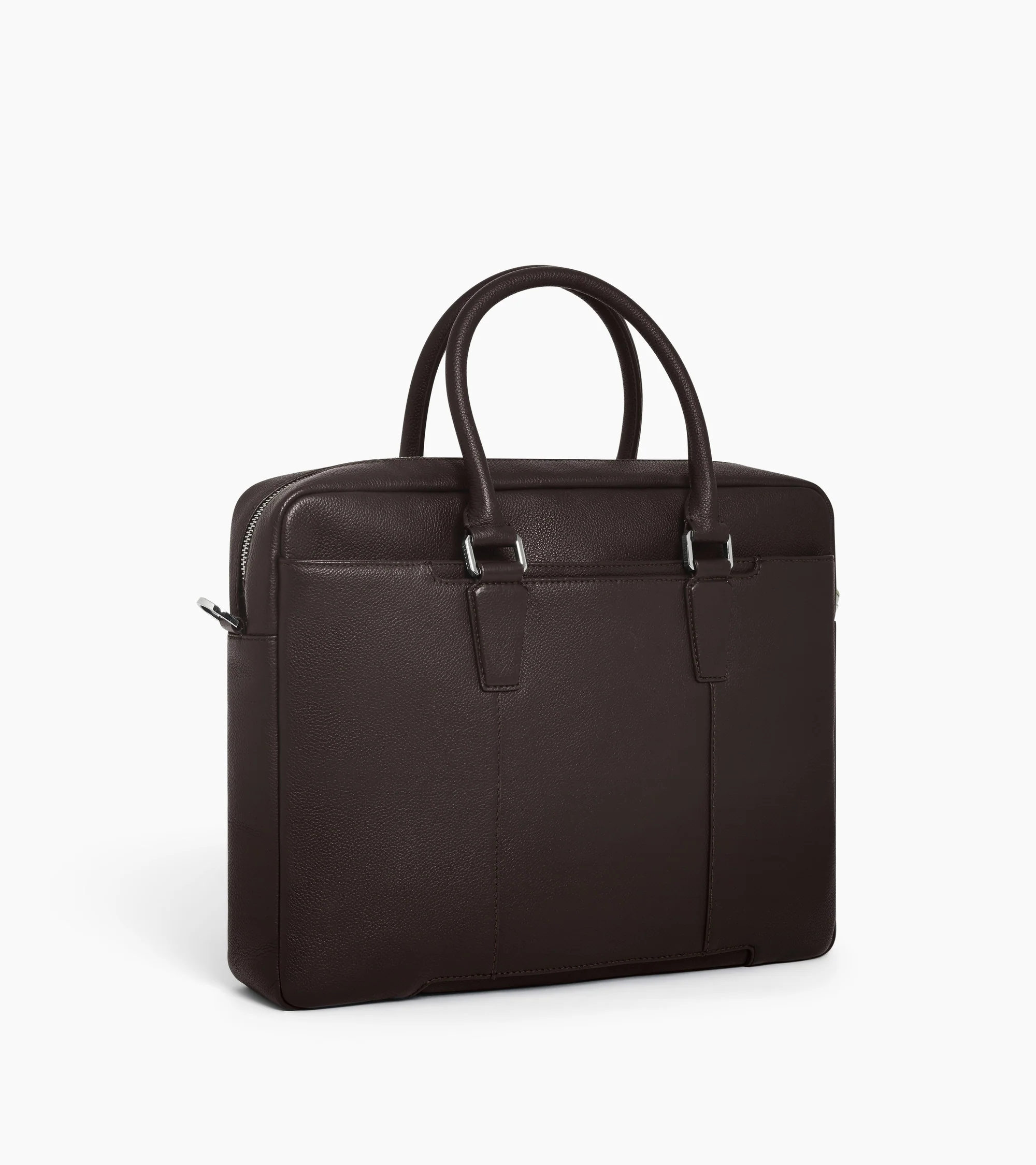 Marceau 14" small model briefcase in grained leather - Image 5