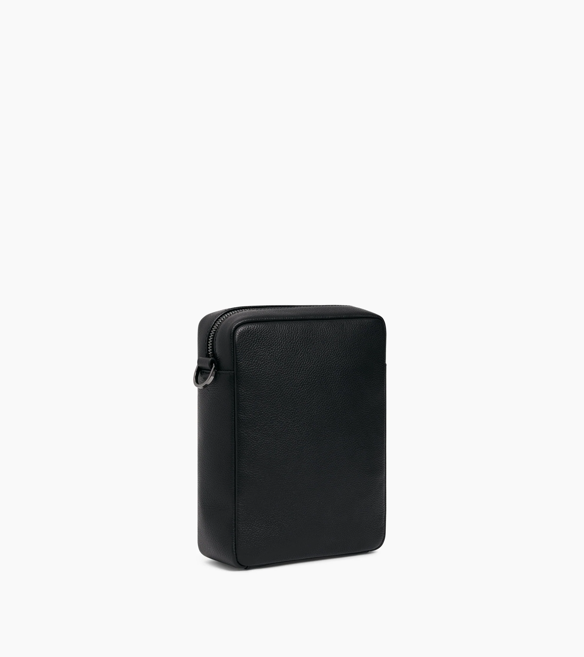 Marceau small zipped satchel in grained leather - Image 4