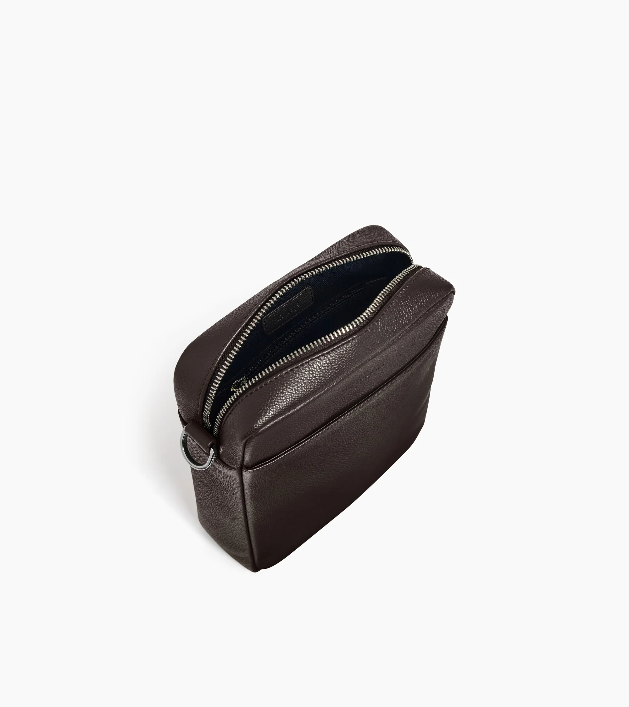 Marceau small zipped satchel in grained leather - Image 3