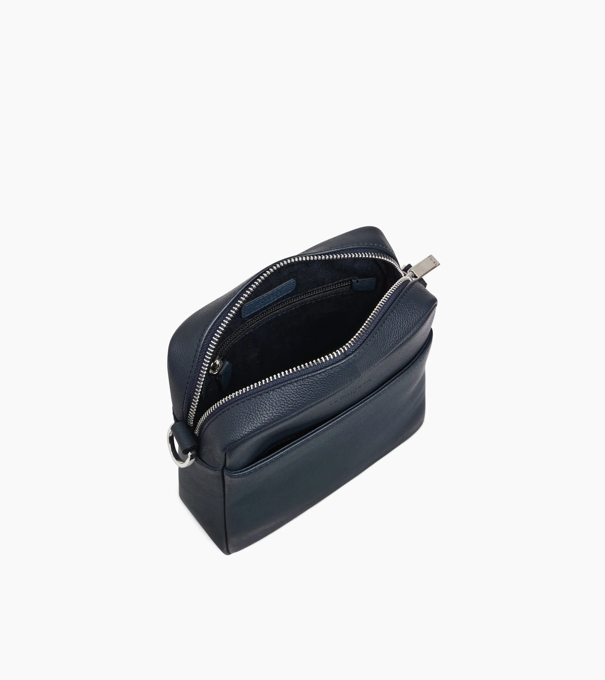 Marceau small zipped satchel in grained leather - Image 3