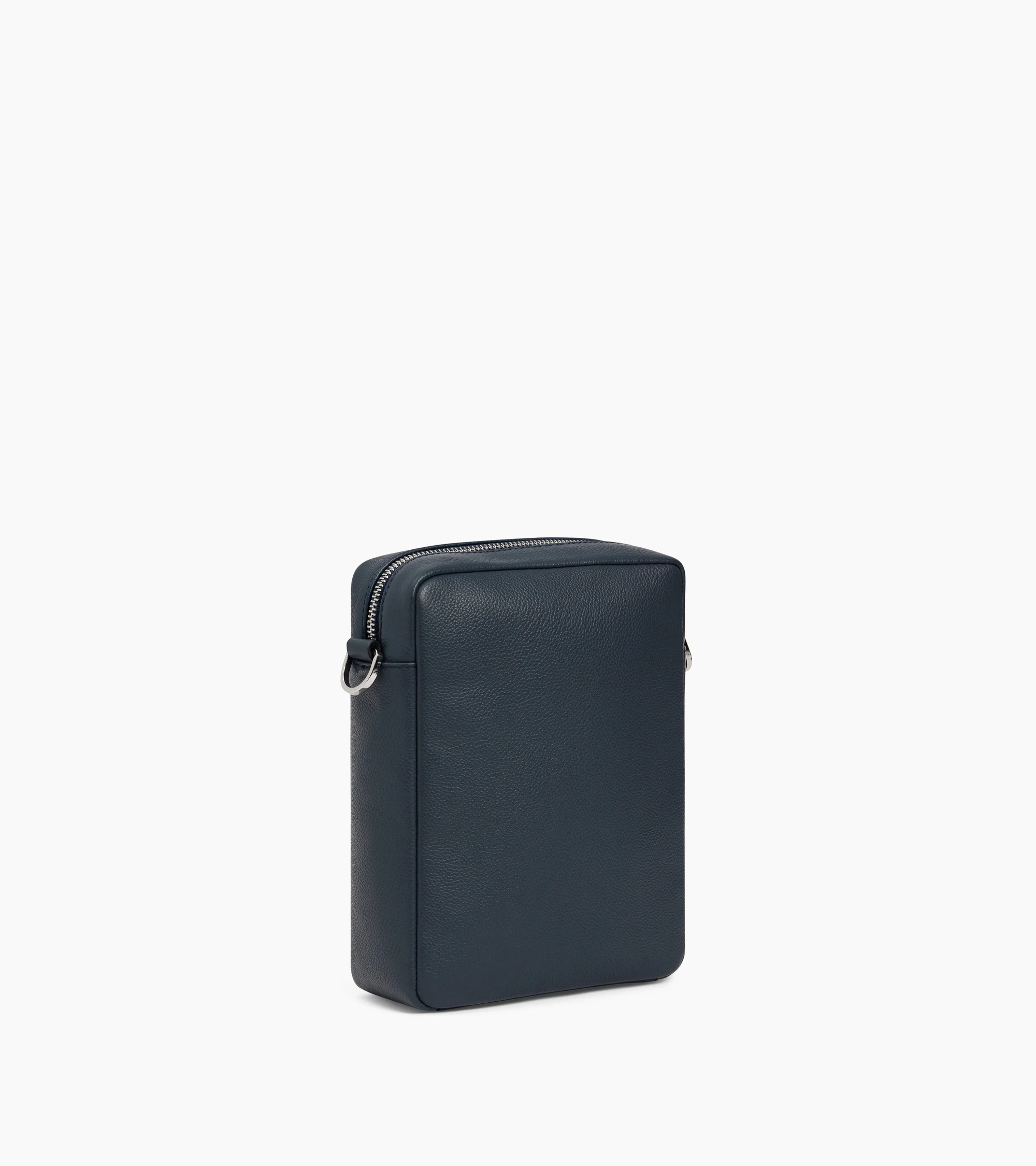 Marceau small zipped satchel in grained leather - Image 4
