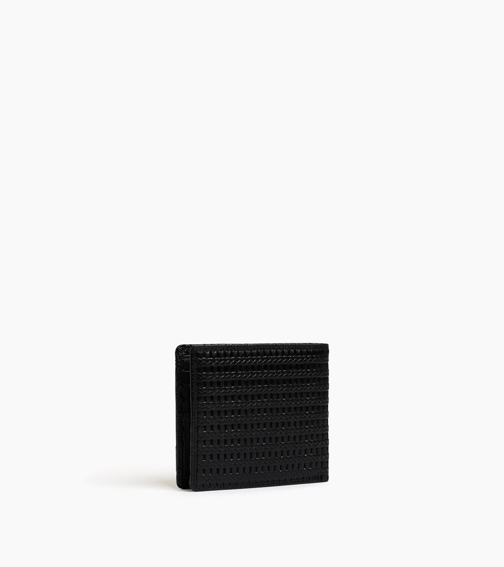 Martin horizontal card holder in embossed and smooth leather - Image 4