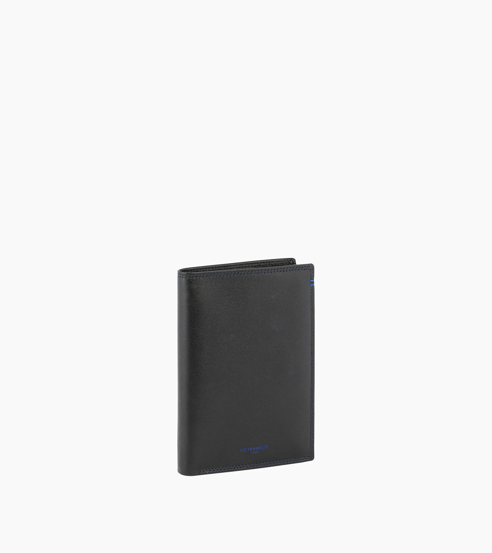 Martin large wallet with zipped pocket and 2 shutters in smooth leather - Image 4