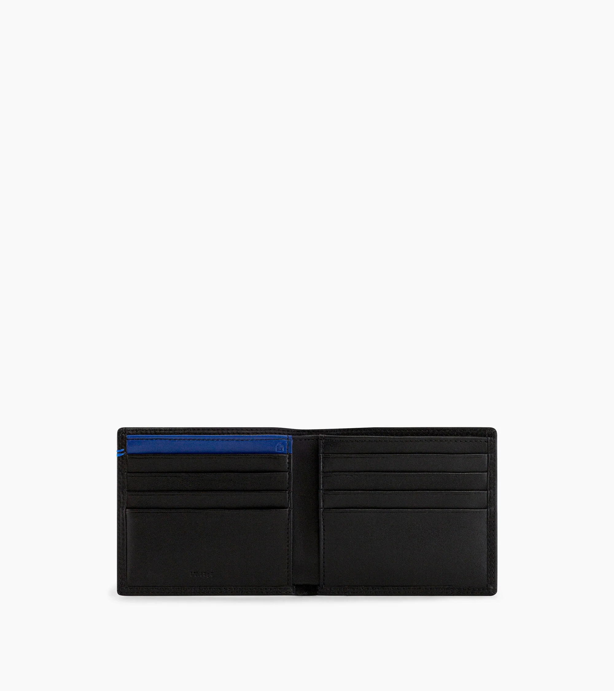 Martin medium horizontal card holder with bill pocket in smooth leather - Image 2