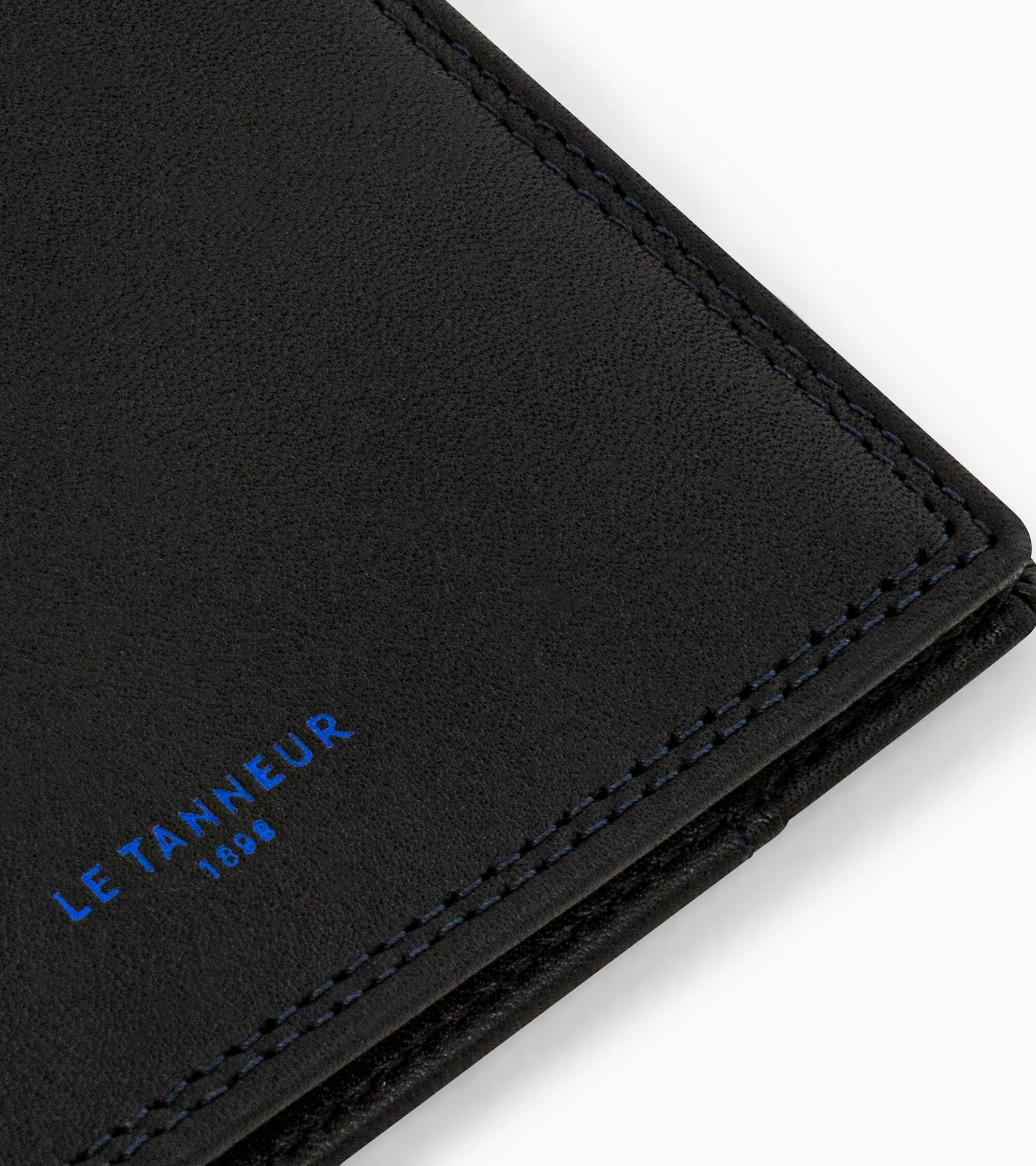 Martin medium horizontal card holder with bill pocket in smooth leather - Image 4