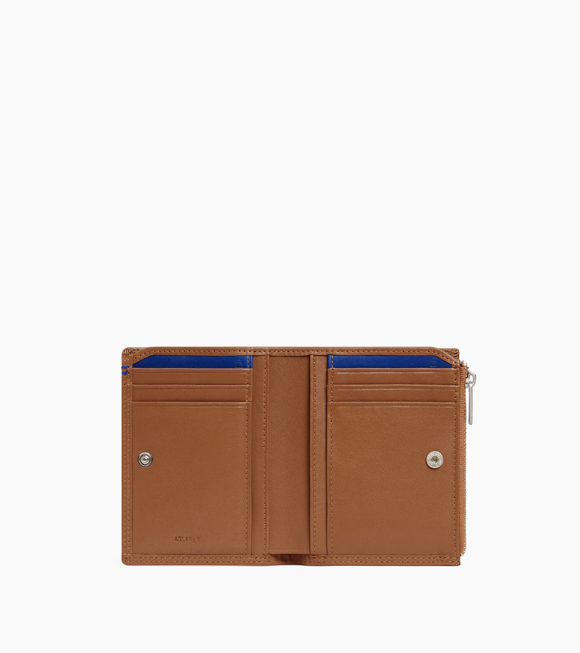 Martin medium vertical zipped wallet in smooth leather - Image 3