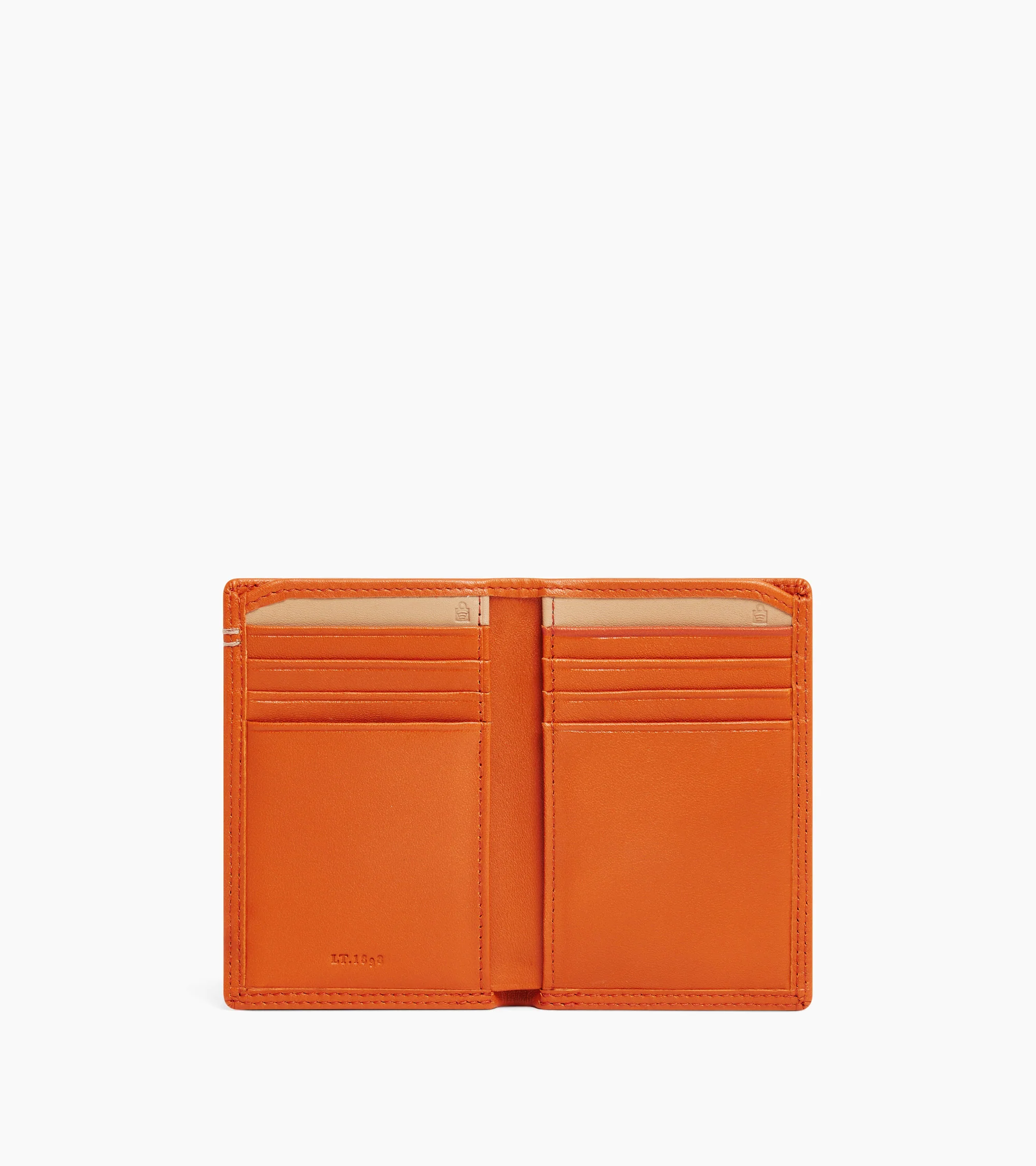 Martin vertical card holder in smooth leather - Image 3