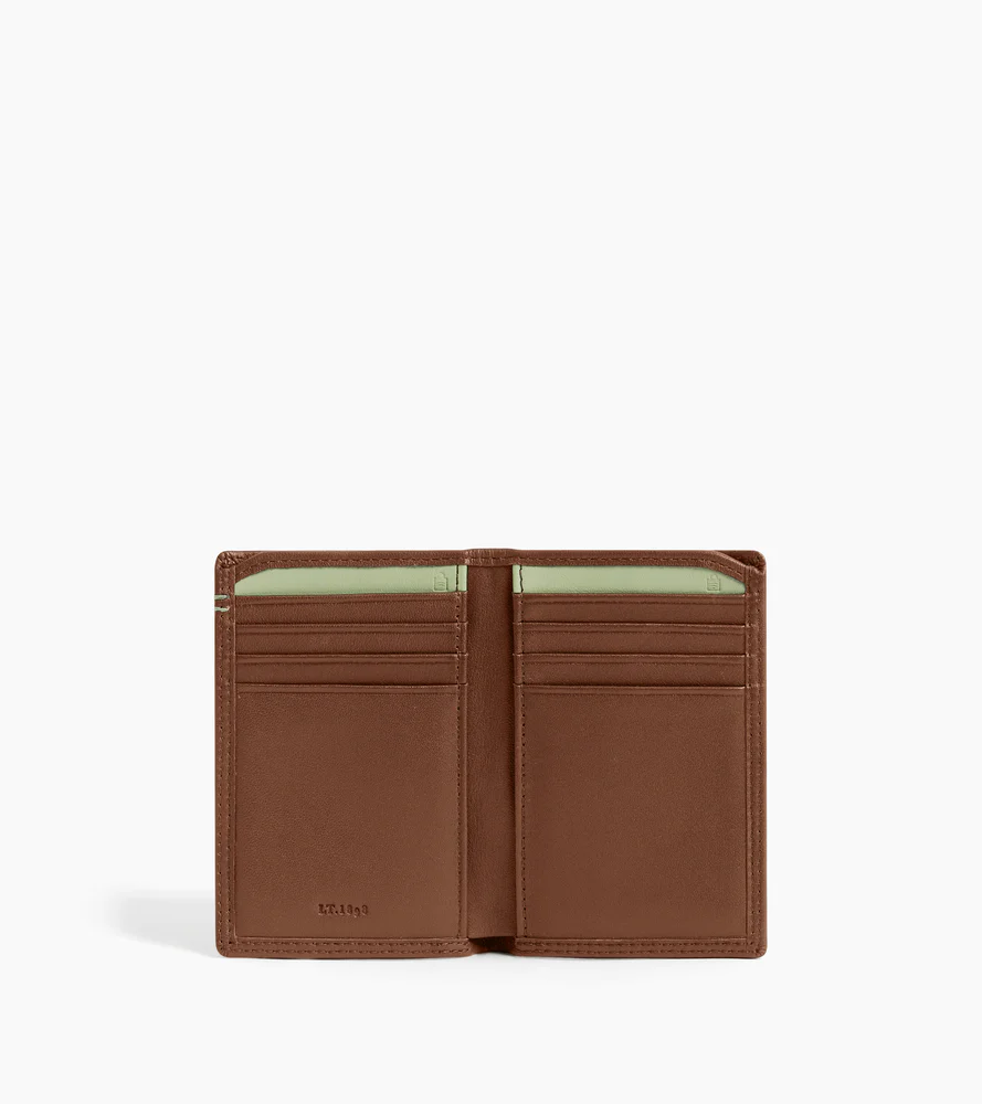 Martin vertical card holder in smooth leather - Image 3