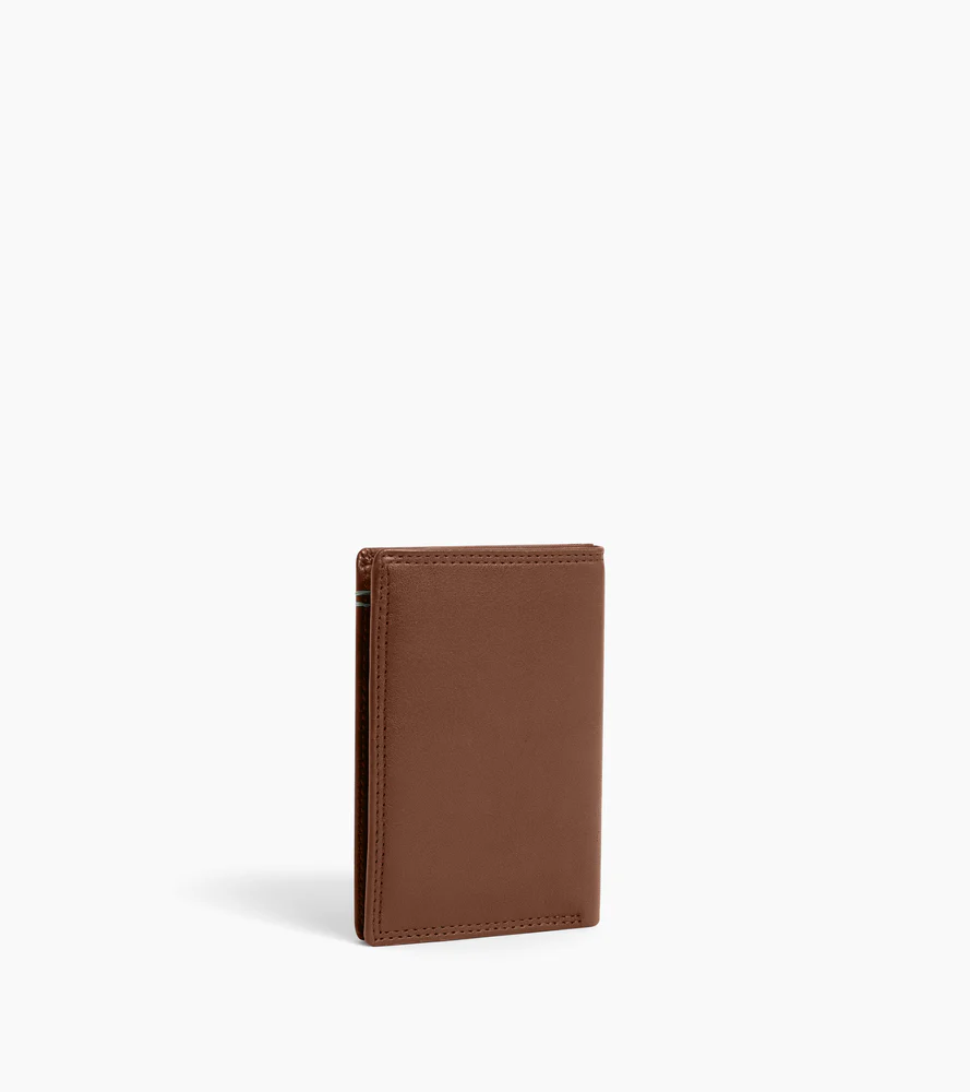 Martin vertical card holder in smooth leather - Image 4
