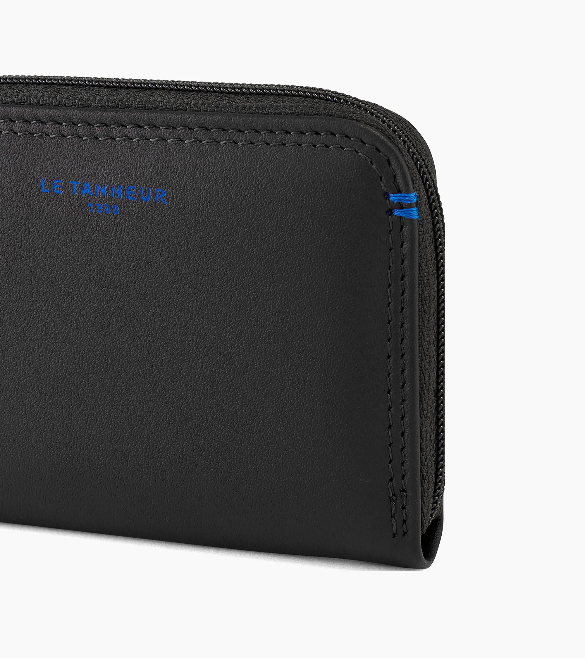 Martin zipped coin purse in smooth leather - Image 4