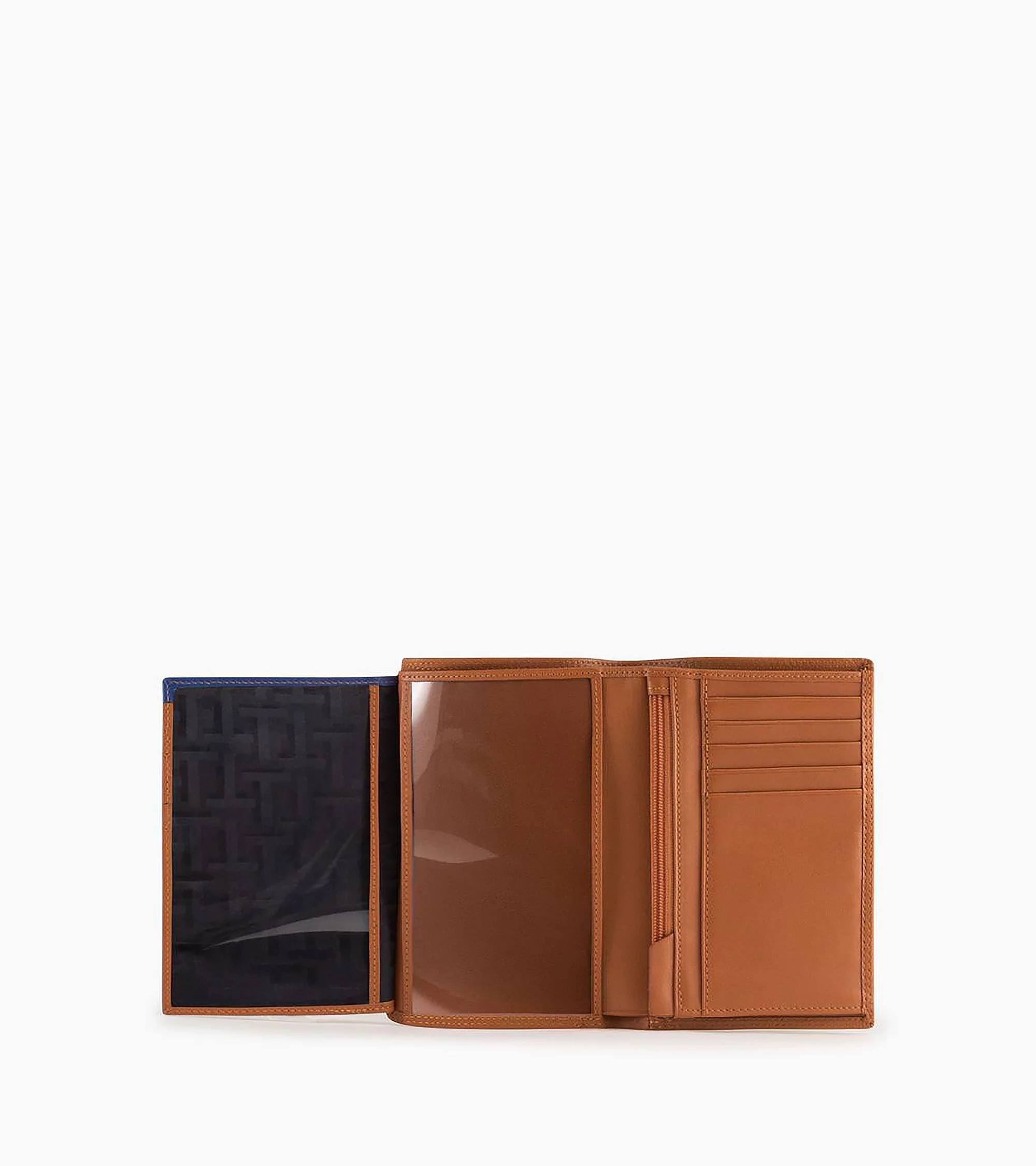 Martin zipped pocket and 2 shutters wallet in smooth leather - Image 3