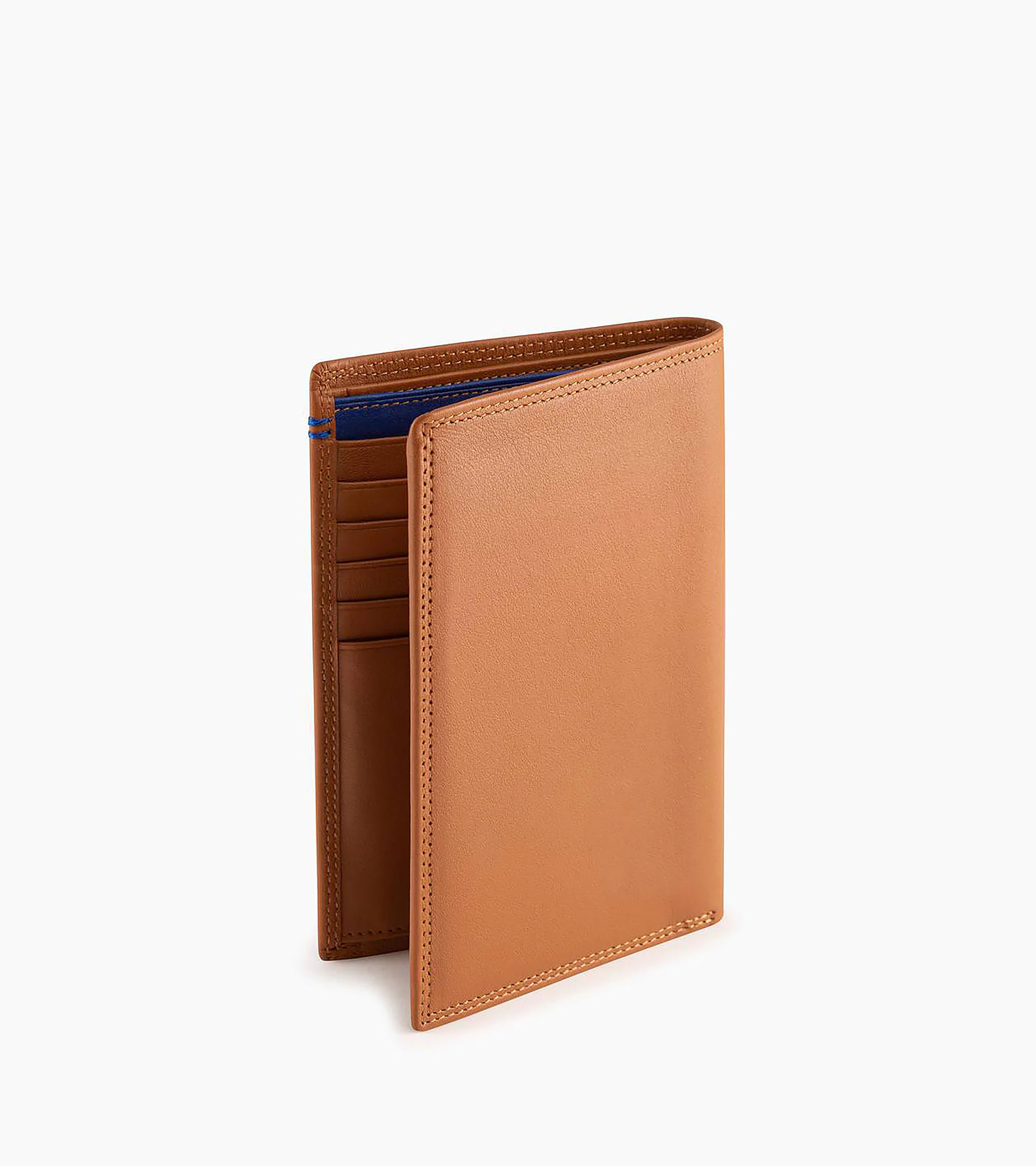Martin zipped pocket and 2 shutters wallet in smooth leather - Image 4