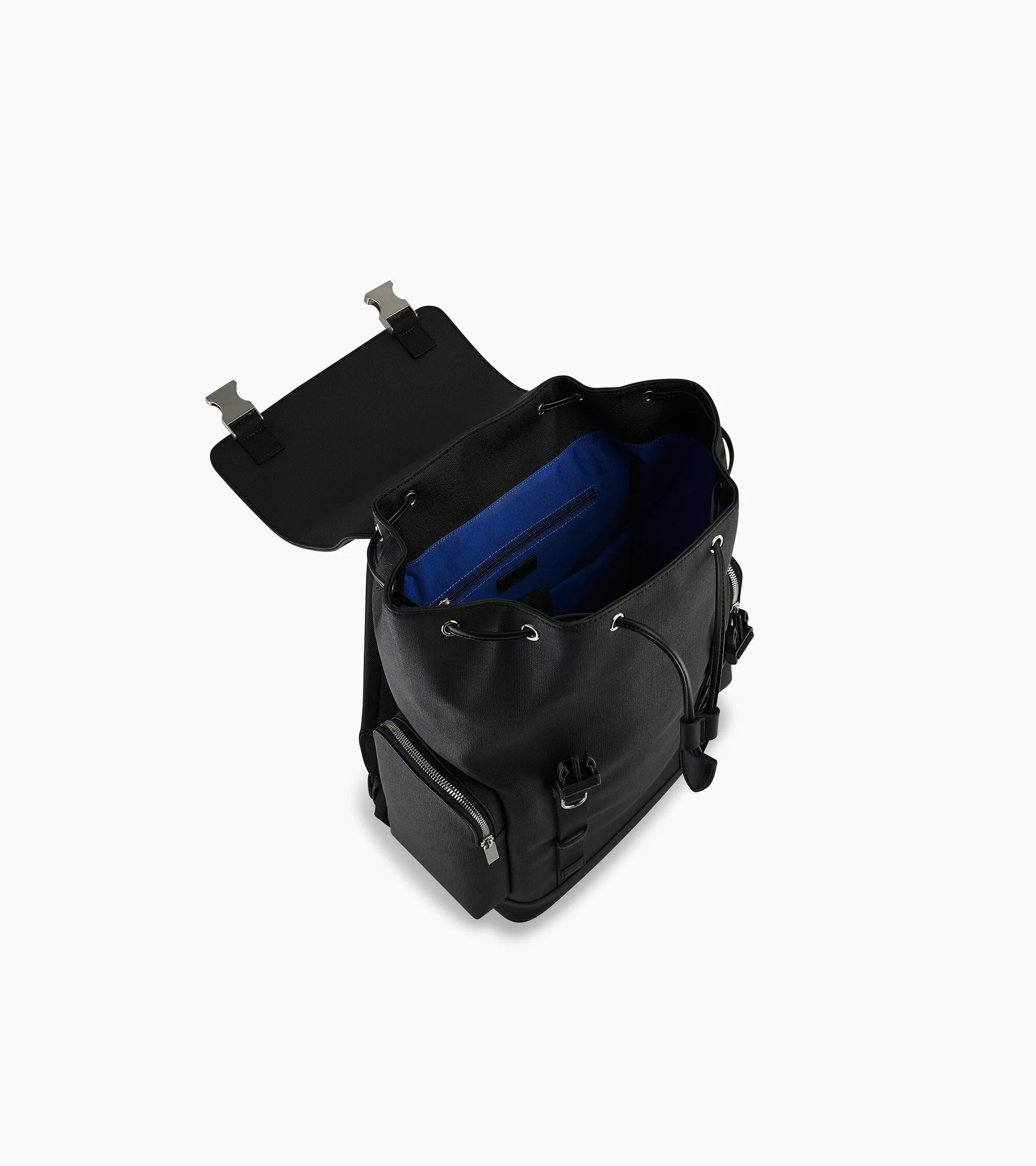 Maurice backpack with flap closure in coated canvas - Image 4
