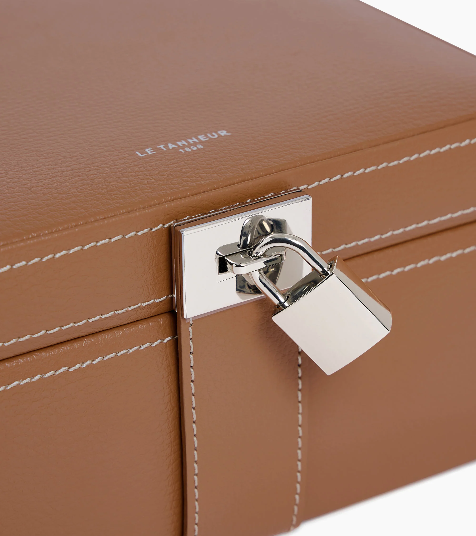 Medium jewelry box in leather - Image 3