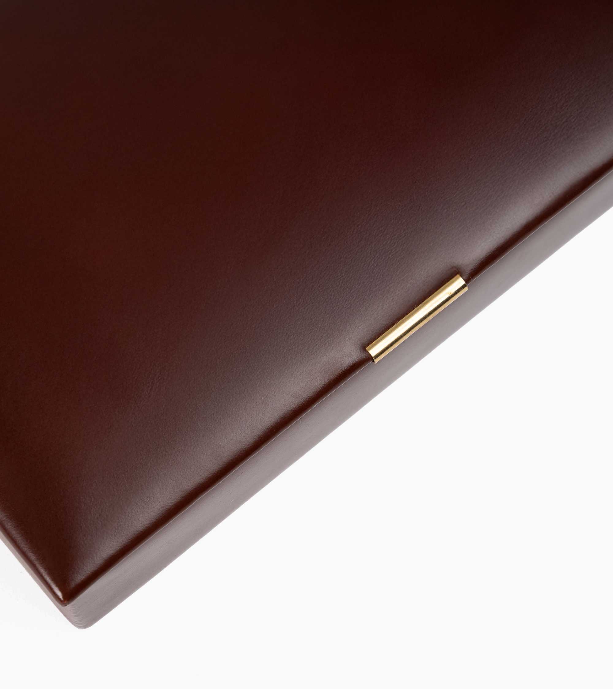 Small leather bridge game case - Image 6
