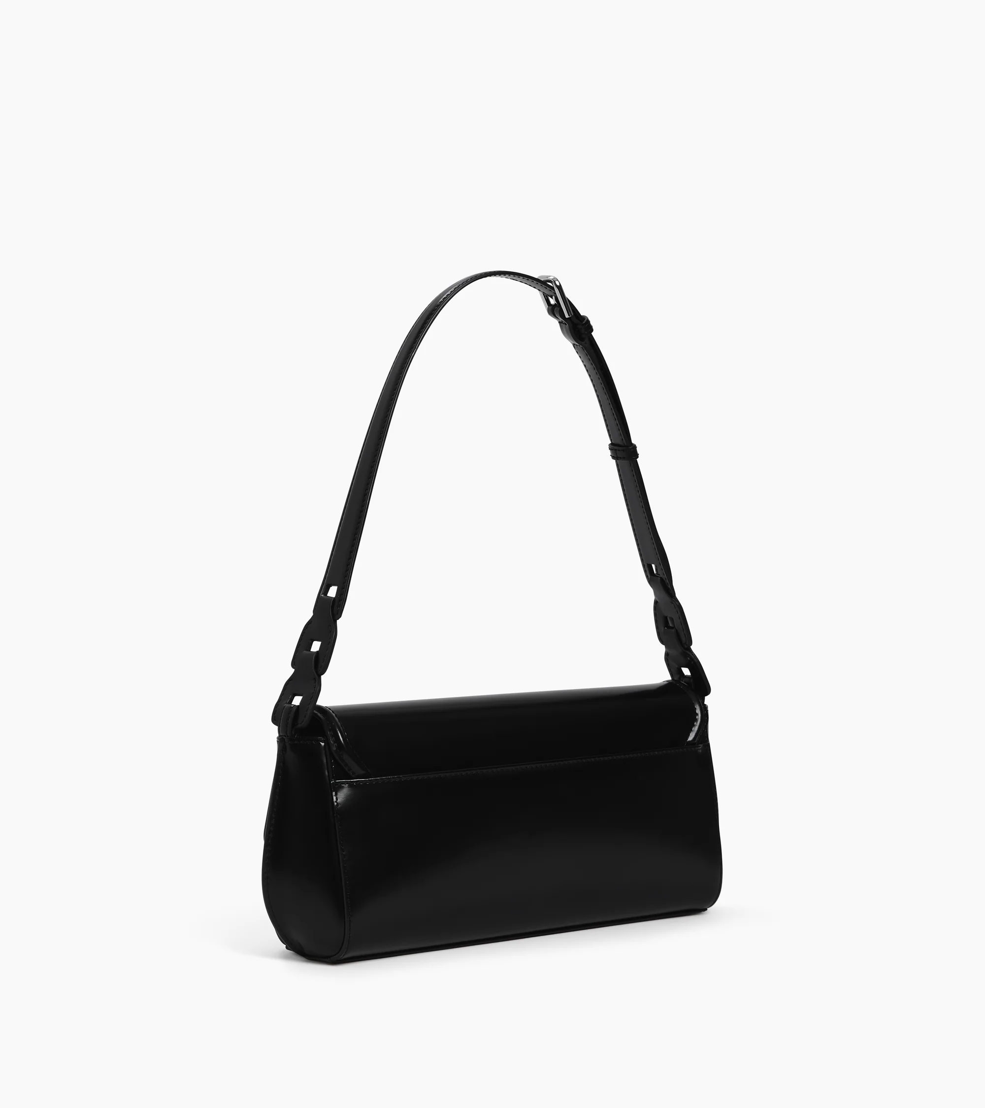 Solaise medium shoulder bag in smooth leather box-effect - Image 5