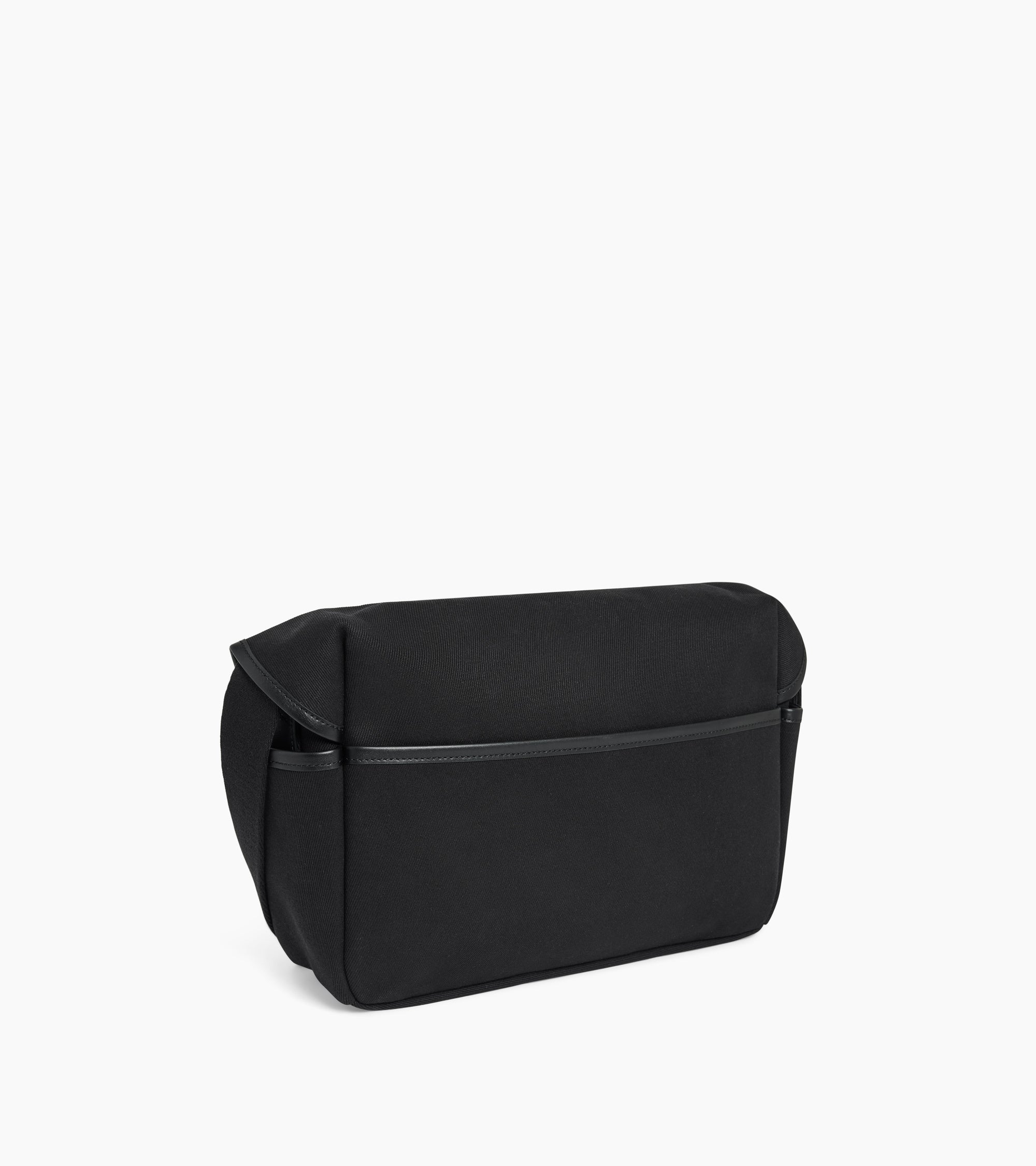 Solveig medium shoulder bag in cotton canvas and smooth leather - Image 5