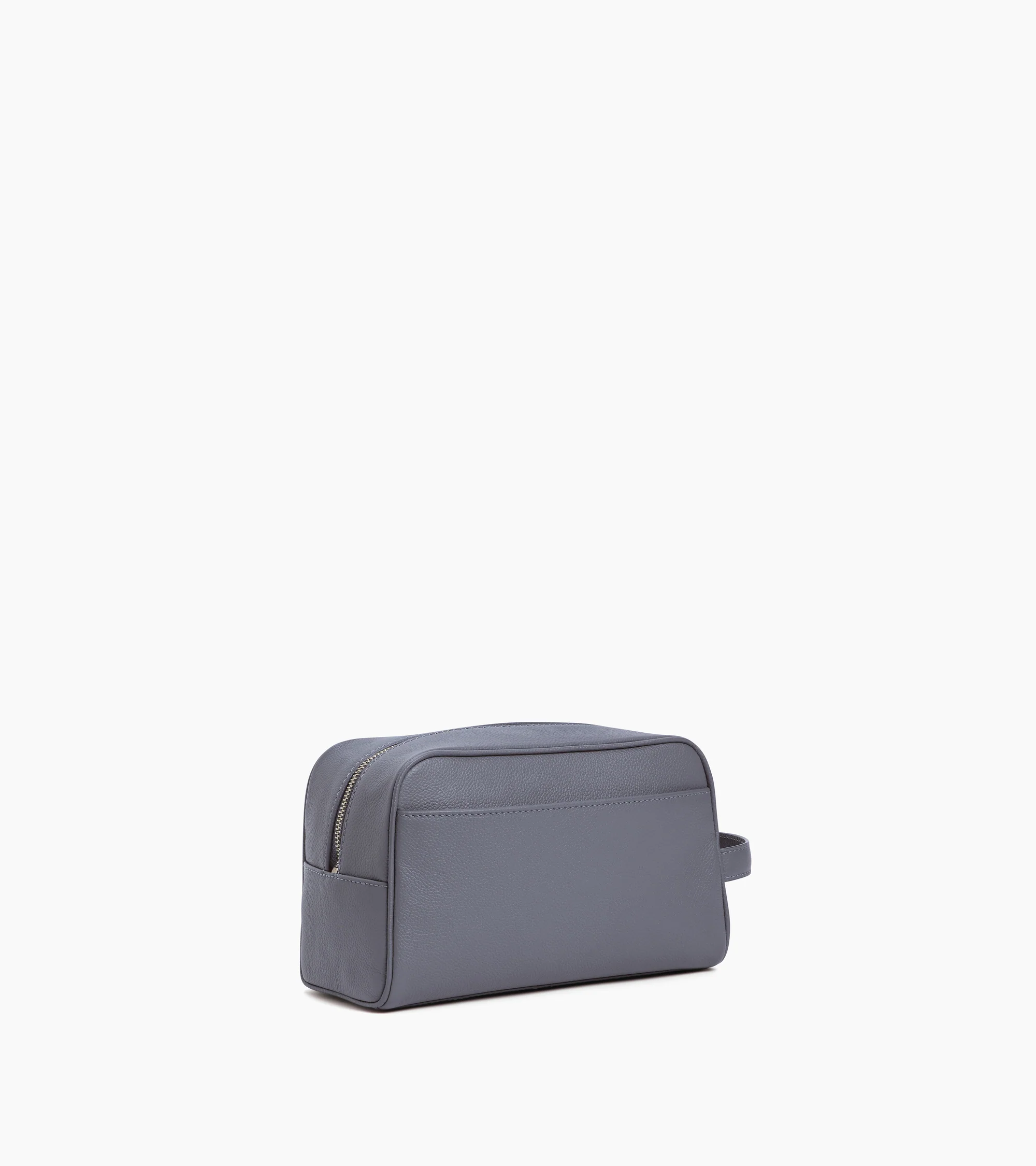 Toiletry bag in grained leather - Image 4