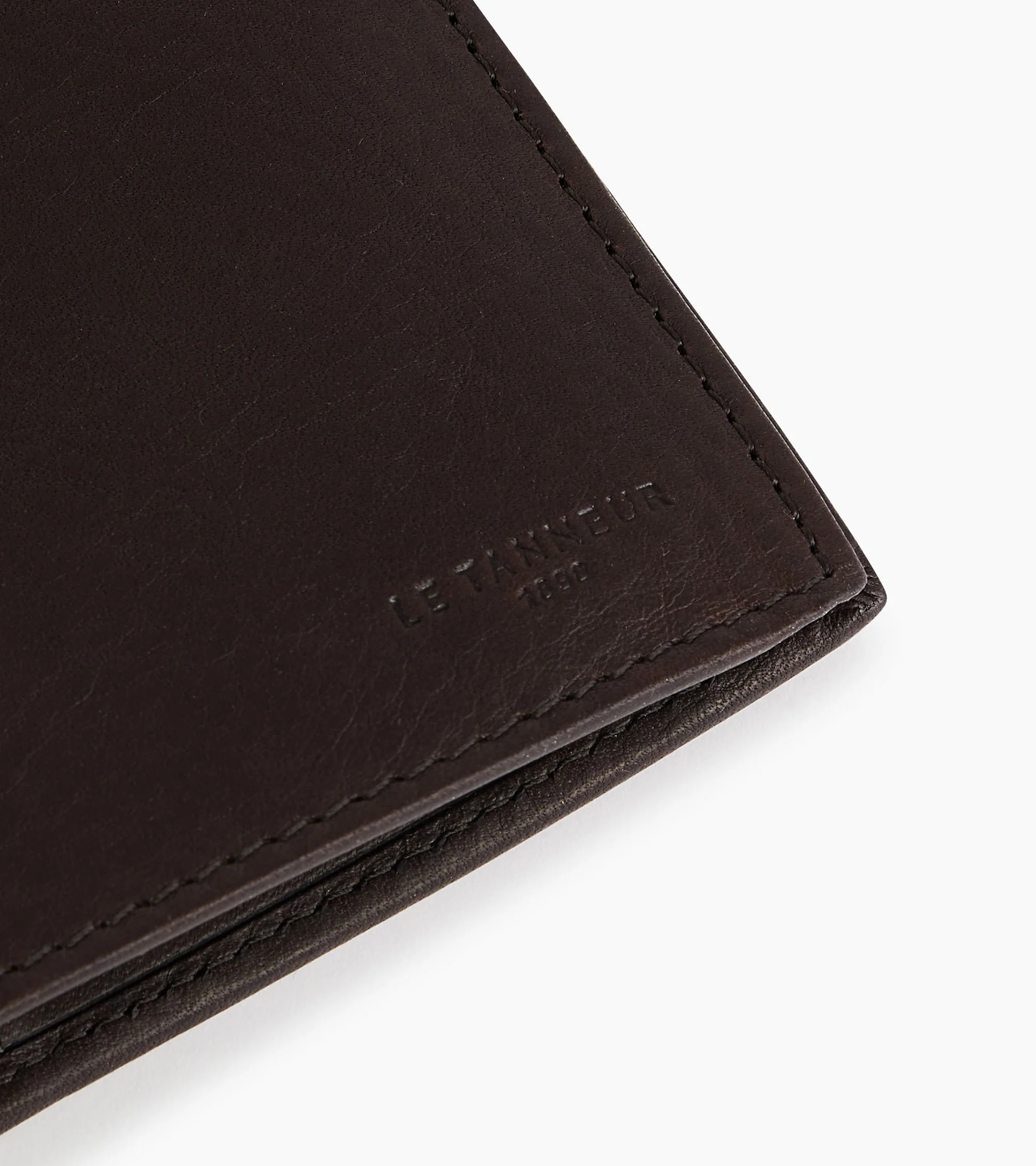 Zipped Gary wallet 2 shutters in oiled leather - Image 4